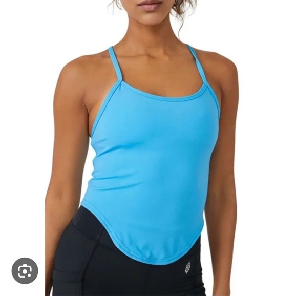 FP Movement by Free People Bright Blue Tank Top - Picture 1 of 6